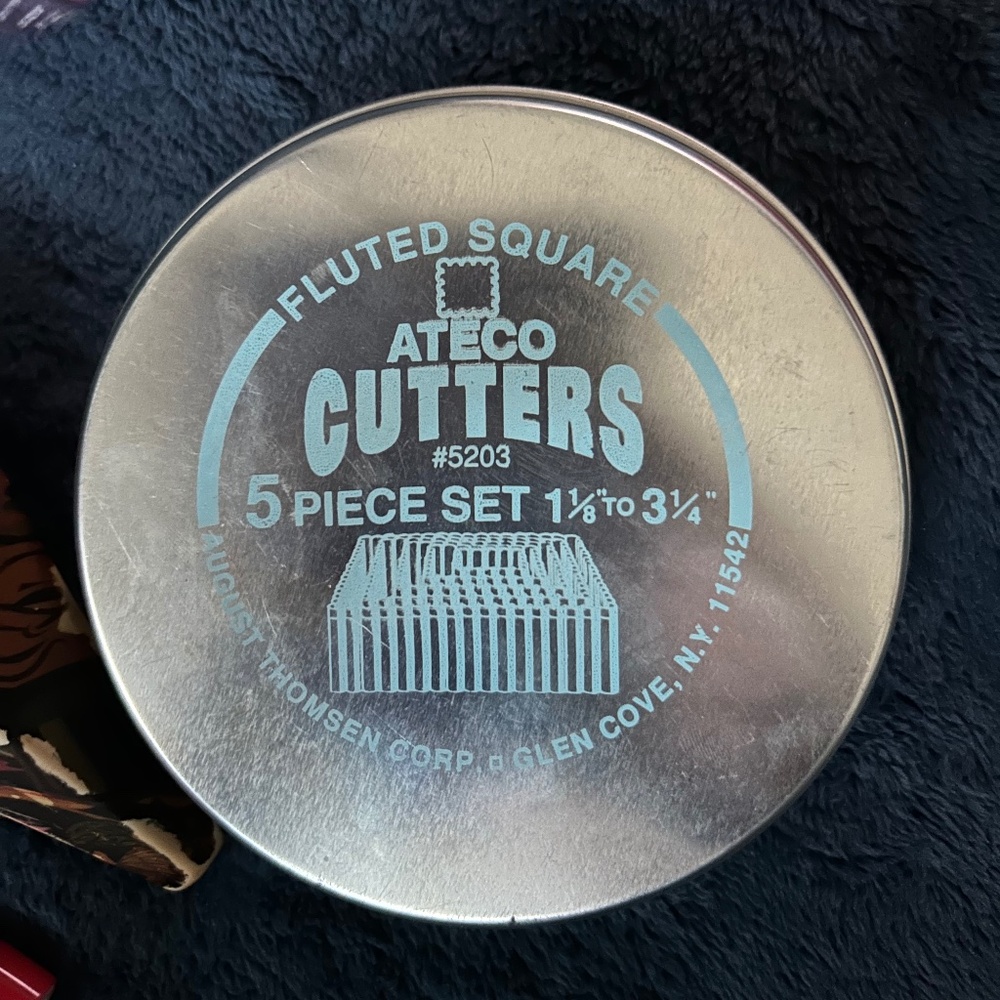 Ateco cookie cutters